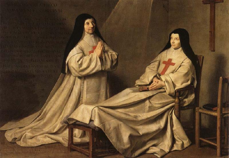 Philippe de Champaigne Mother Catherine Agnes and Sister Catherine Sainte-Suzanne Spain oil painting art
